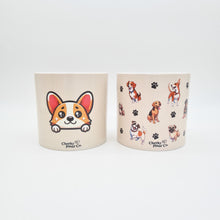 Load image into Gallery viewer, Cute Dogs Duo Pack - Cheeky Plant Co. Pots - 12.5cmD x 12cmH