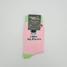 Load image into Gallery viewer, Plant Lover Socks - I Wet My Plants - Cheeky Plant Co.