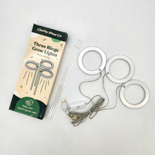 Load image into Gallery viewer, Three Rings Grow Lights - Pink White - Cheeky Plant Co.