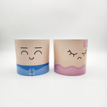 Load image into Gallery viewer, Face Swapping Pots Pack - Moody Lovers - Cheeky Plant Co. Pots - 12.5cmD x 12cmH