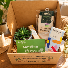 Load image into Gallery viewer, Cheer Up Life Sucks - Succulent Gift Box