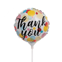 Load image into Gallery viewer, Thank You - Foil Balloon 9" (22.5cmD)