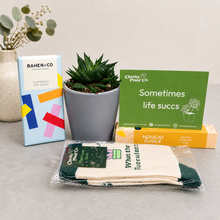 Load image into Gallery viewer, Cheer Up Life Sucks - Succulent Gift Box