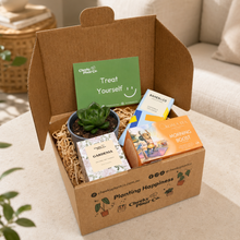 Load image into Gallery viewer, Pamper & Care Succulent Gift Box