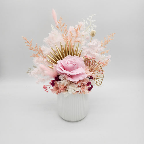 Baby Dried Flower Arrangements - Pink - Sydney Only