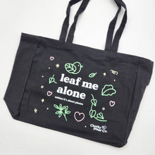 Load image into Gallery viewer, Leaf Me Alone - Tote Bag - Cheeky Plant Co.
