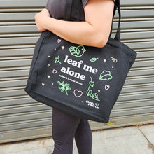 Load image into Gallery viewer, Leaf Me Alone - Tote Bag - Cheeky Plant Co.
