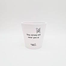 Load image into Gallery viewer, Strong - Cheeky Plant Co. Positive Pot - 11cmD x 11cmH
