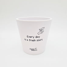 Load image into Gallery viewer, Fresh Start - Cheeky Plant Co. Positive Pot - 11cmD x 11cmH
