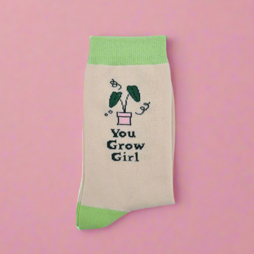 Plant Lover Socks - You Grow Girl - Cheeky Plant Co.