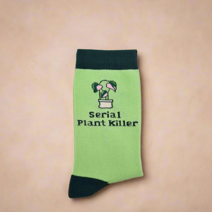 Plant Lover Socks - Serial Plant Killer - Cheeky Plant Co.