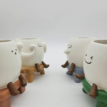 Load image into Gallery viewer, Smiley Cute Face Four Pots Pack
