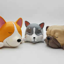 Load image into Gallery viewer, Cute Dogs Sleeping Trio Pots Pack
