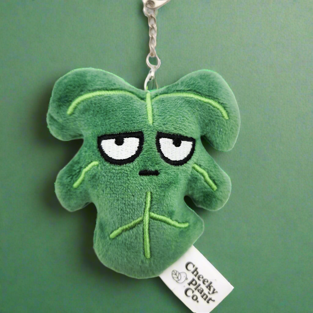 Monstera Keyring Plush - Cheeky Plant Co.
