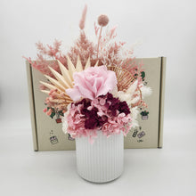 Load image into Gallery viewer, Pink Birthday Dried Floral Arrangement in a Gift Box
