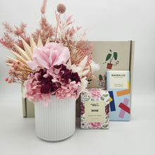 Load image into Gallery viewer, Birthday Pink Dried Floral Arrangement Gift Box
