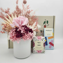 Load image into Gallery viewer, Birthday Pink Dried Floral Arrangement Gift Box
