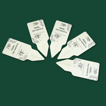 Load image into Gallery viewer, Plant Name Labels - &quot;Hello my name is ___ &quot;
