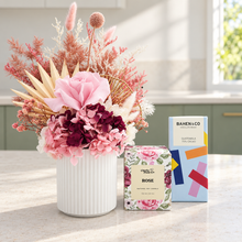 Load image into Gallery viewer, Birthday Pink Dried Floral Arrangement Gift Box
