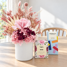 Load image into Gallery viewer, Birthday Pink Dried Floral Arrangement Gift Box
