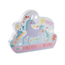 Load image into Gallery viewer, Floss &amp; Rock 80 Pc Shaped Jigsaw Puzzle - Fantasy
