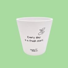 Load image into Gallery viewer, Fresh Start - Cheeky Plant Co. Positive Pot - 11cmD x 11cmH
