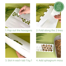 Load image into Gallery viewer, Moss Pole - Medium (40cmH) - White
