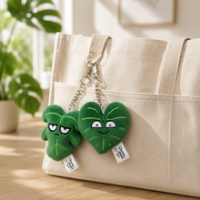 Load image into Gallery viewer, Monstera Keyring Plush - Cheeky Plant Co.
