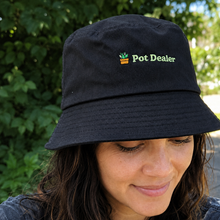 Load image into Gallery viewer, Pot Dealer Bucket Hat - Cheeky Plant Co.
