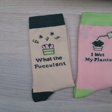 Load and play video in Gallery viewer, Plant Lover Socks - Serial Plant Killer - Cheeky Plant Co.
