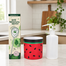 Load image into Gallery viewer, Indoor Plant Watering Kit - Watermelon Pot Bundle
